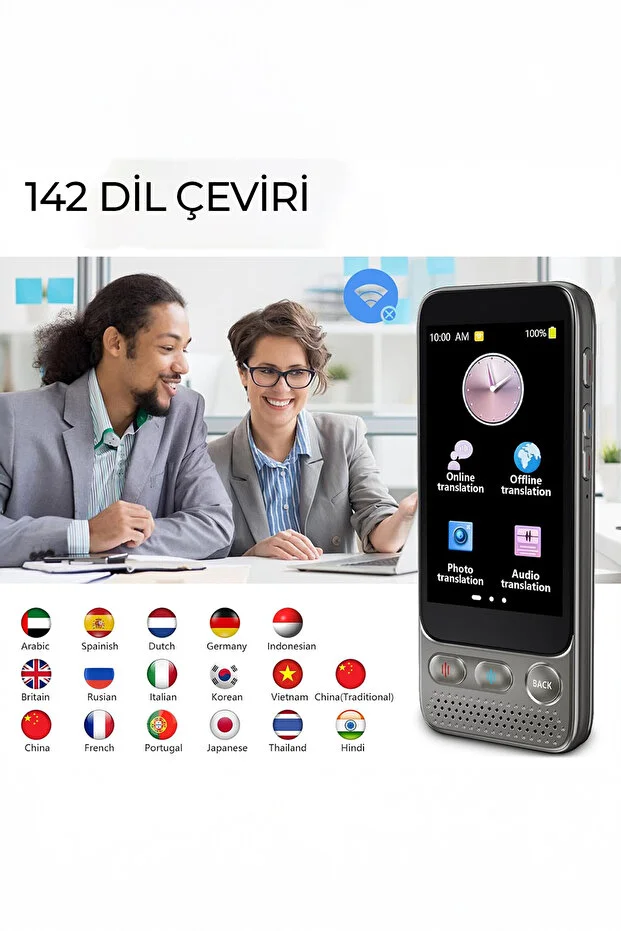 ROBO Yapay Zeka Çeviri Cihazı 142 Dil